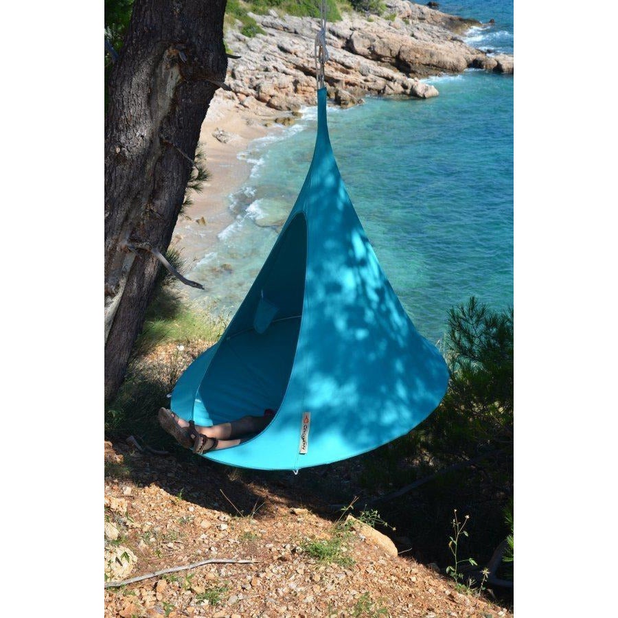 Cacoon Double Hanging Nest Chair Turquoise