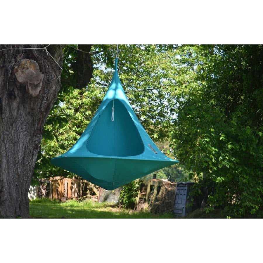 Cacoon Double Hanging Nest Chair Turquoise