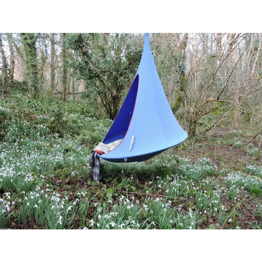 Cacoon Single Hanging Nest Chair Sky Blue