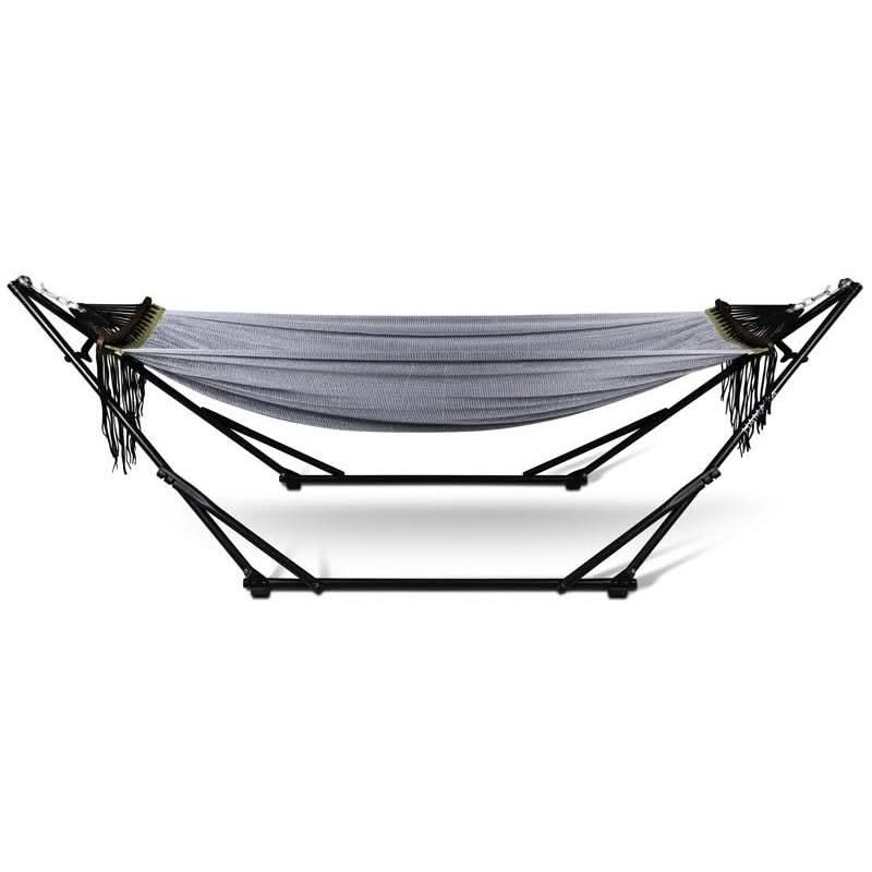 Portable Hammock Set Grey