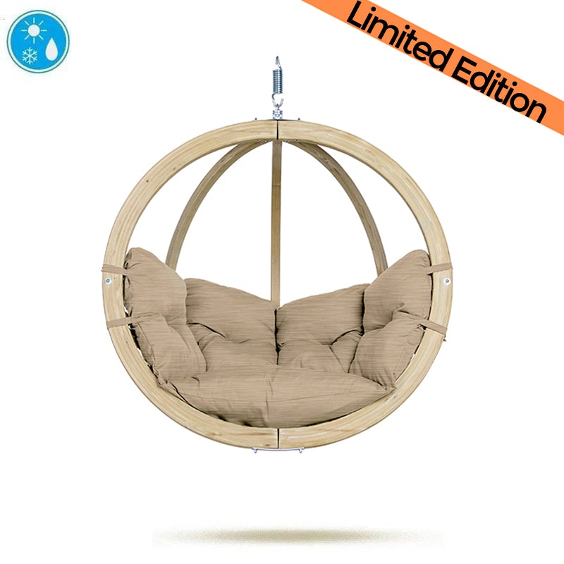 Globo Single Natura Hanging Egg Chair