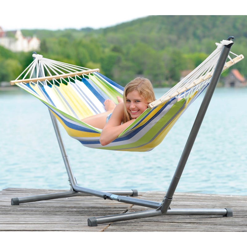 Hammock with shop steel stand